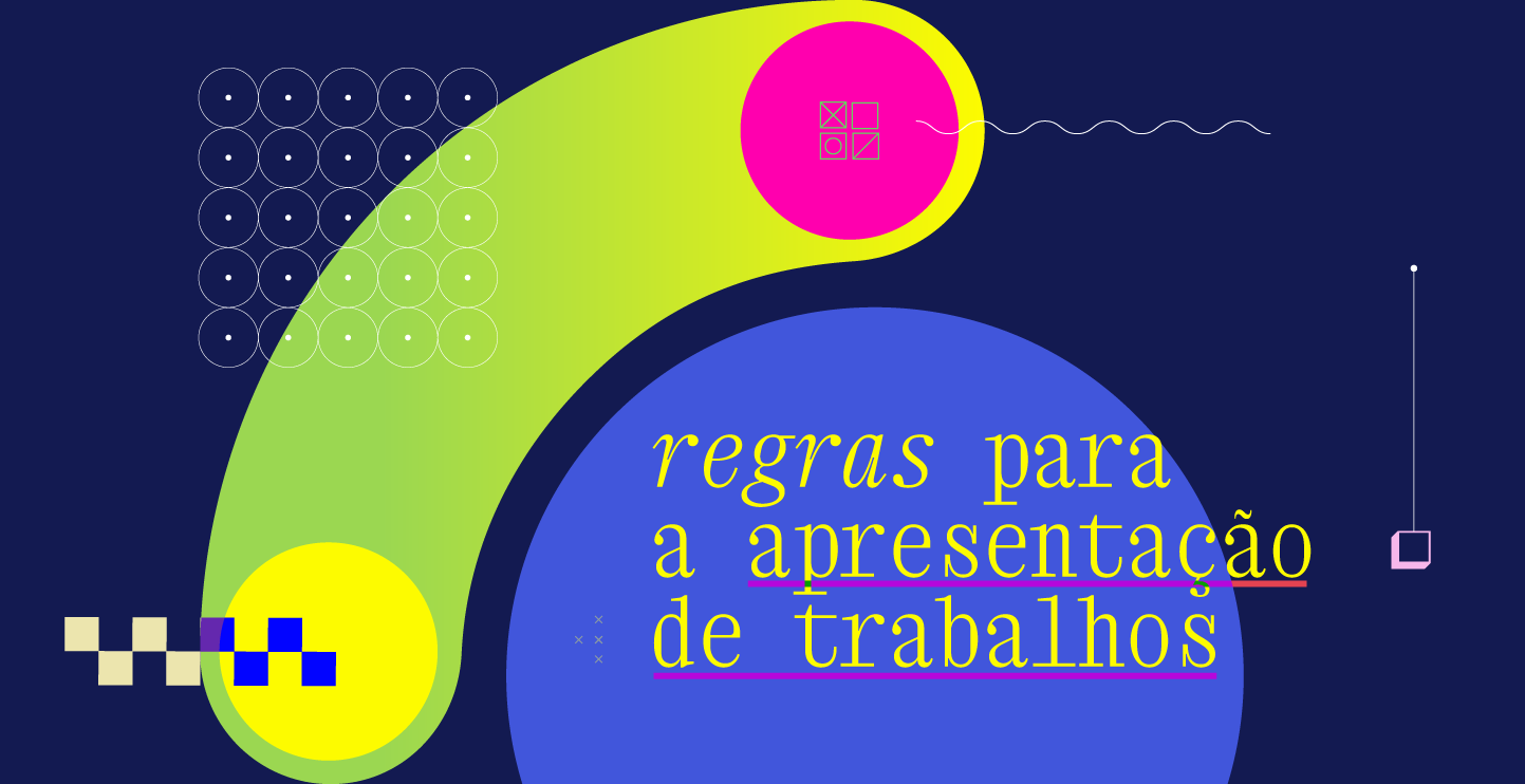 Regras para a apresentação de trabalhos